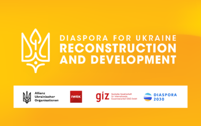 Diaspora für die Ukraine: Wiederaufbau und Entwicklung.